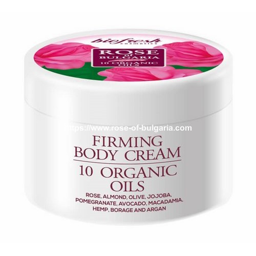Organic Rose oil firming body cream