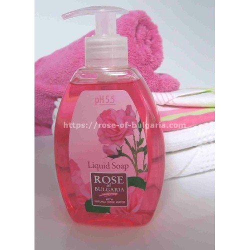 Liquid soap with rosewater