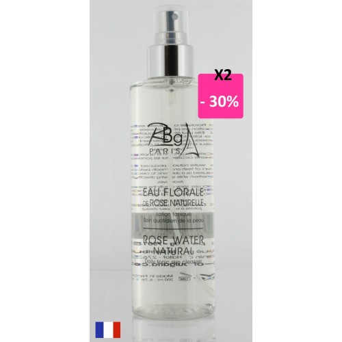 Eau de rose 200 ml spray Rbg Paris lot de 2