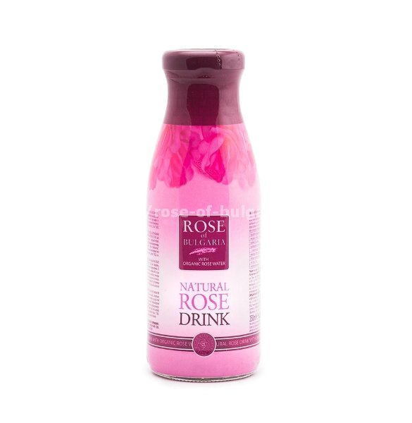 Eau de rose en bouteille à boire